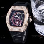 High Copy Richard Mille Diamond Watch RM026 Snake Dial Tourbillon Serpent Watch